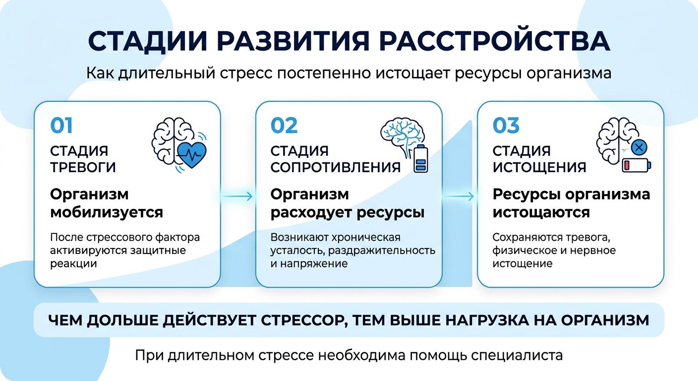 Лечение стресса в Никольском инфографика